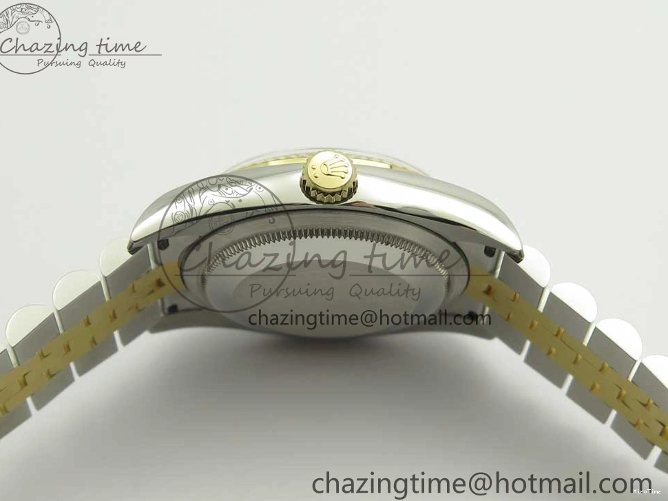 MiroTime 0801 DateJust 36 SS YG 116233 ARF 1:1 Best Edition 904L Steel Black Dial Stick Markers on Jubilee Bracelet SH3135 V EasyMatch 3261